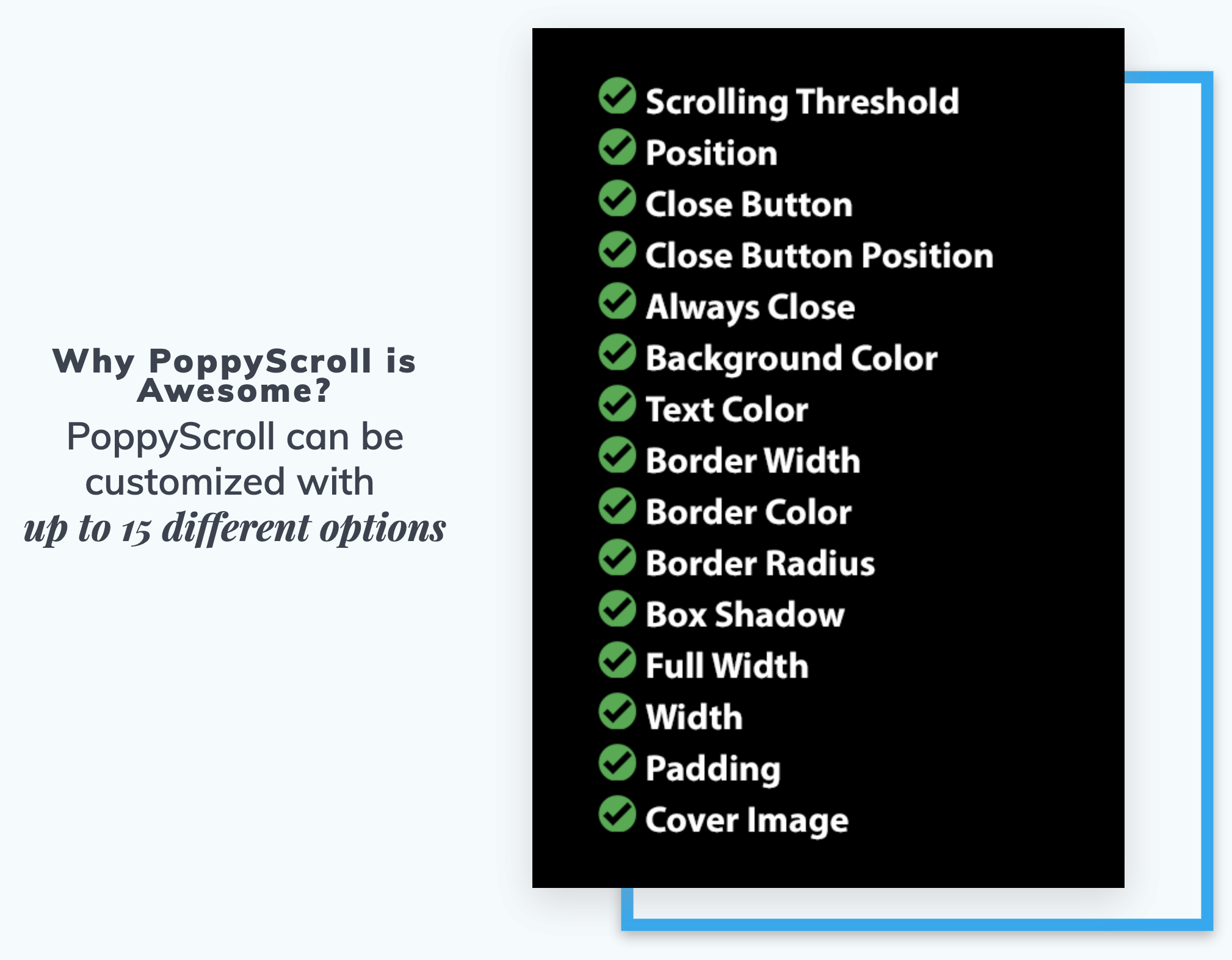 PoppyScroll WP - Non-Intrusive Responsive Popup on Scroll for Wordpress - 2