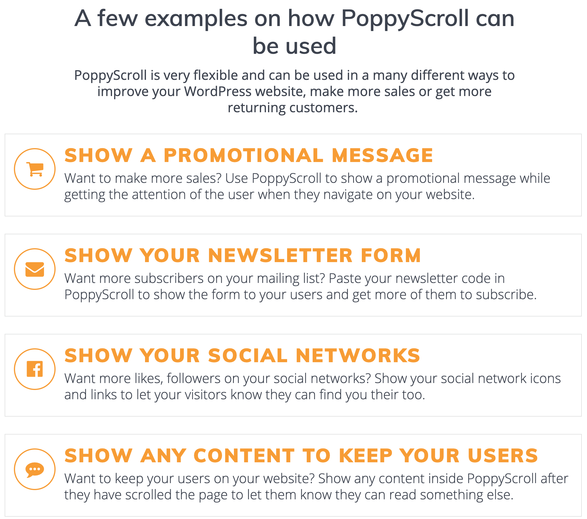 PoppyScroll WP - Non-Intrusive Responsive Popup on Scroll for WordPress - 3