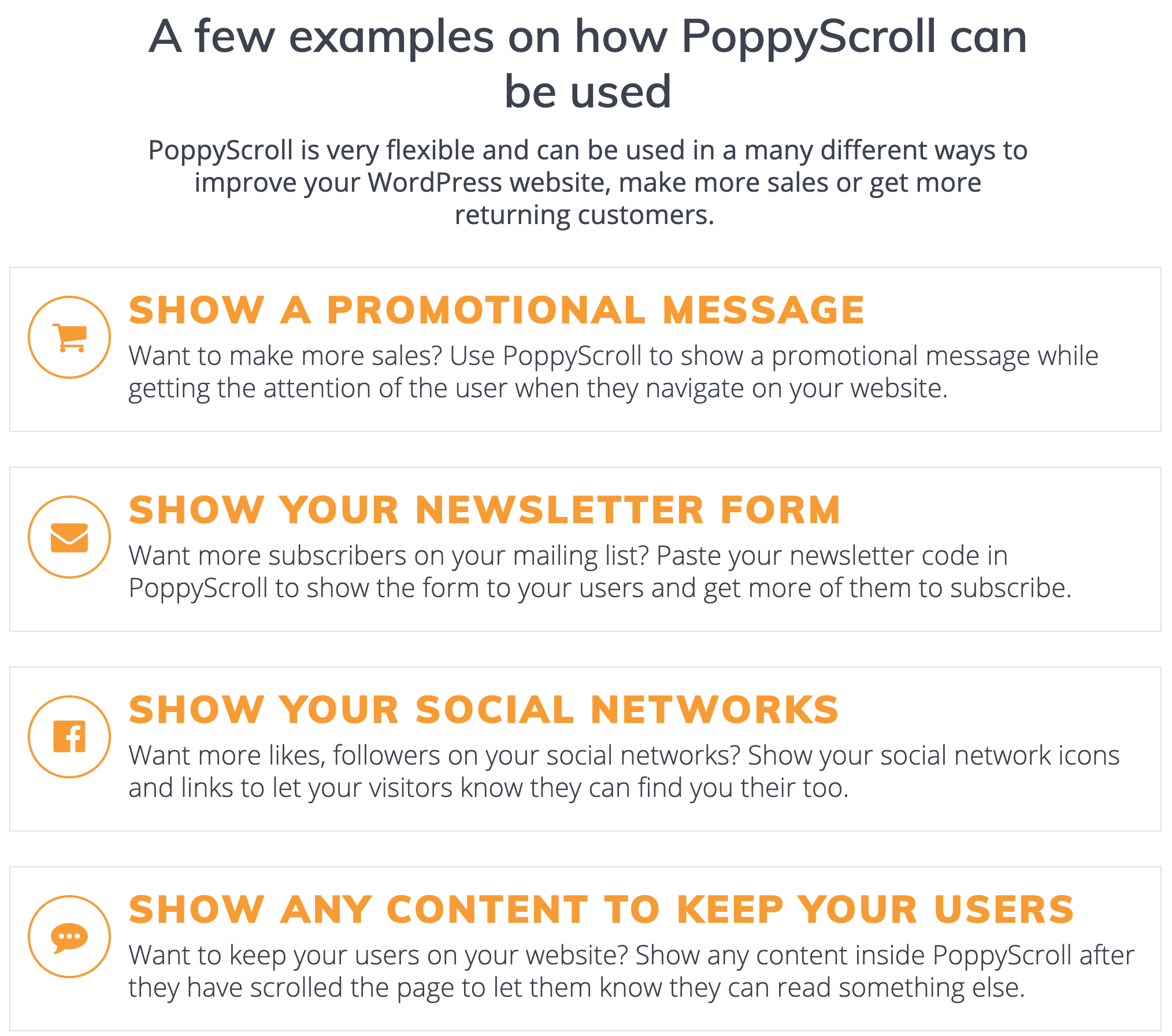 PoppyScroll WP - Non-Intrusive Responsive Popup on Scroll for Wordpress - 3